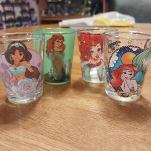 Disney Princess Shot Glass Set - Multicolor